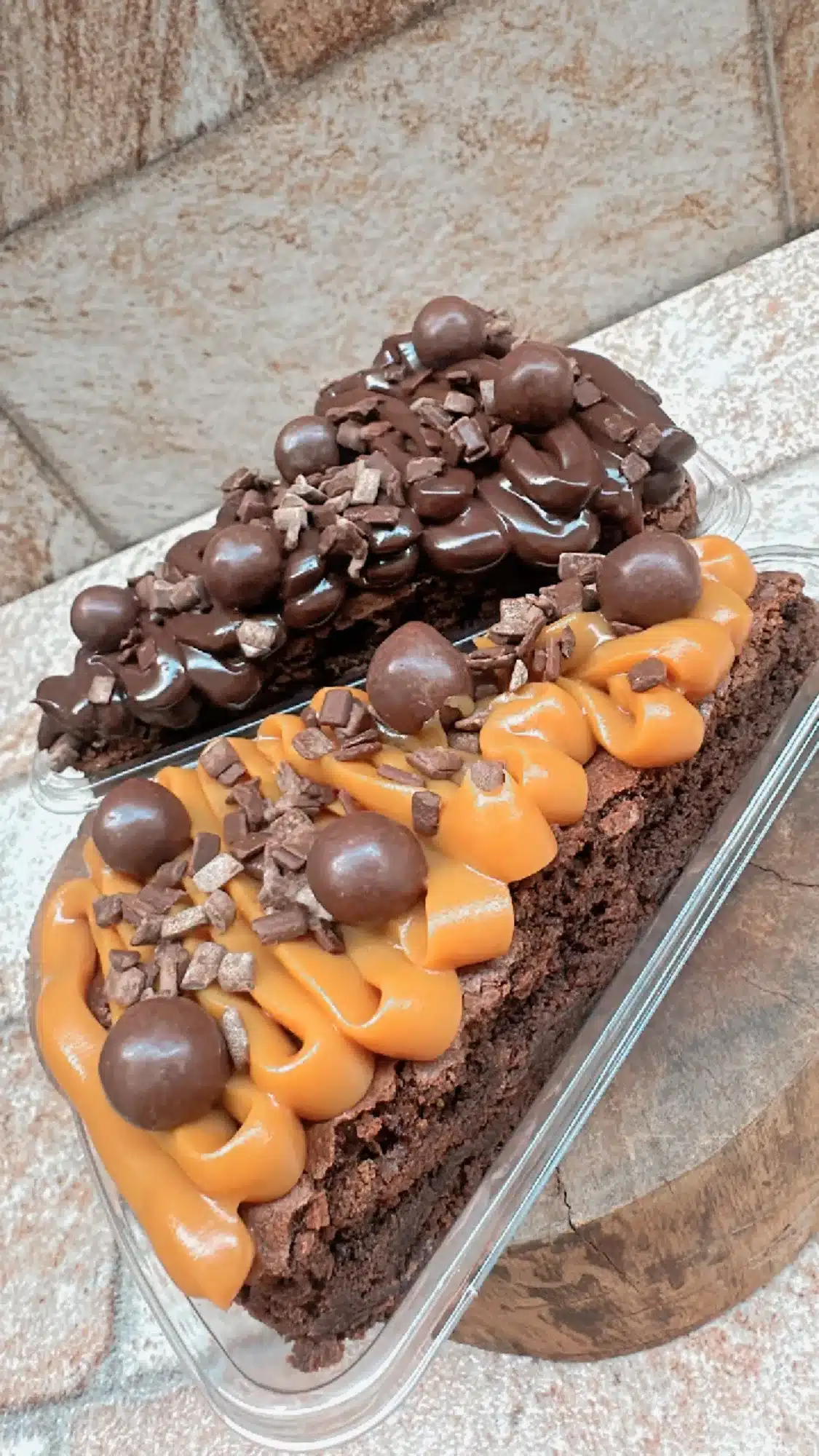 Brownie de chocolate pizza